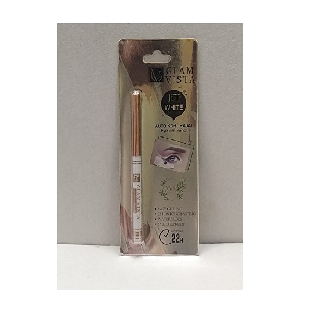 Jet White Auto Kohl Kajal Eyeliner Pencil